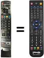 Replacement remote control Panasonic TX-32LZD70F