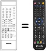 Mando a distancia equivalente Panasonic TNQ8E0438
