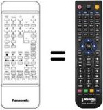 Mando a distancia equivalente Panasonic TNQ8E0448
