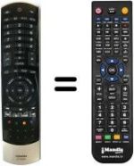 Mando a distancia equivalente Toshiba 32RL838G