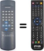Mando a distancia equivalente F.E.T. TP 711