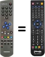 Mando a distancia equivalente Grundig SE8250 / 8PIP / DOLBY