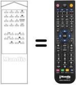 Replacement remote control Inno Hit TVC82020'