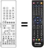 Mando a distancia equivalente Panasonic TX-25A1