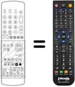 Mando a distancia equivalente Panasonic TX-25A2CI