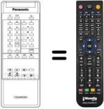 Replacement remote control Panasonic TZS4EK001