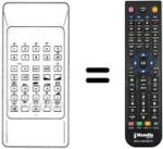 Replacement remote control Thomson 925TX0722
