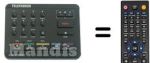Mando a distancia equivalente RC1193S