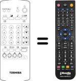 Mando a distancia equivalente Toshiba 2146DF