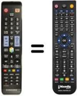 Mando a distancia equivalente Samsung UE55ES5500