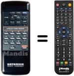 Mando a distancia equivalente REMCON270