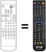 Replacement remote control Protech CTV5579T