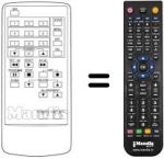 Mando a distancia equivalente REMCON1140
