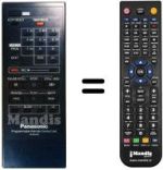 Replacement remote control Panasonic VEQ0499