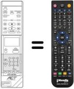 Replacement remote control Panasonic VEQ0923