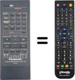 Mando a distancia equivalente Panasonic NV-G25
