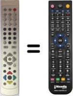 Mando a distancia equivalente RC-L6B