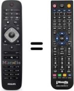 Mando a distancia equivalente Philips 37PFL4007H