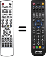 Mando a distancia equivalente Targa VISIONARYLT3220