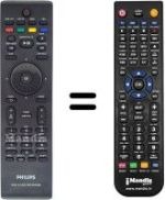 Mando a distancia equivalente Philips DVD-R5570H