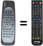 Mando a distancia equivalente RC500