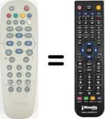 Replacement remote control Philips DSR300