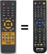 Replacement remote control Televes 711701