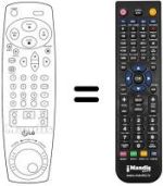 Mando a distancia equivalente LG REMCON052
