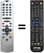 Mando a distancia equivalente Matsui DTR2