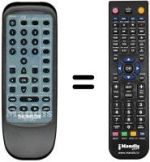 Replacement remote control Thomson DTH1000
