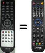 Mando a distancia equivalente Fonestar RDS581W HD