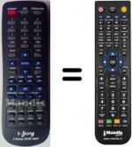 Mando a distancia equivalente i-Joy I-VISION-DVD1006 (V. 2015)