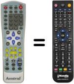 Replacement remote control Amstrad D230