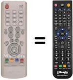 Mando a distancia equivalente Samsung DTB9401Z