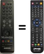 Mando a distancia equivalente Samsung DTB-B360F