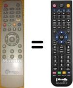 Replacement remote control Metronic 060501