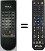 Replacement remote control RC0861