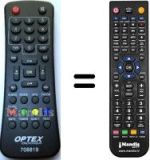 Replacement remote control OPTEX 708819
