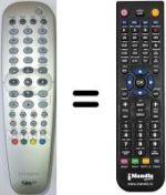 Mando a distancia equivalente Philips DVD-R5350H