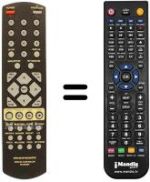 Mando a distancia equivalente RC4300DV