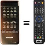 Mando a distancia equivalente Finlux SR4200