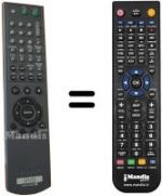 Mando a distancia equivalente RMT-D156P