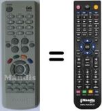 Mando a distancia equivalente Samsung DTB-S501E