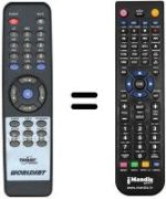 Replacement remote control MAESTRO STAR2000