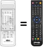 Mando a distancia equivalente Seleco REMCON027