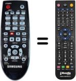 Mando a distancia equivalente Samsung DVD-C450