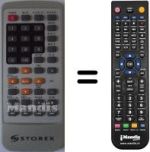 Mando a distancia equivalente STOREX MPIX355