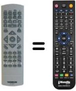 Replacement remote control Thomson DTH255E