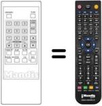 Replacement remote control TELEGAZI REMCON093
