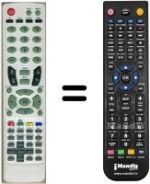Replacement remote control HVS57511